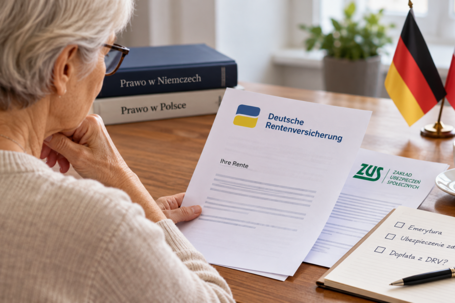 Niemiecka emerytura a składka zdrowotna w Polsce – dopłata z Deutsche Rentenversicherung